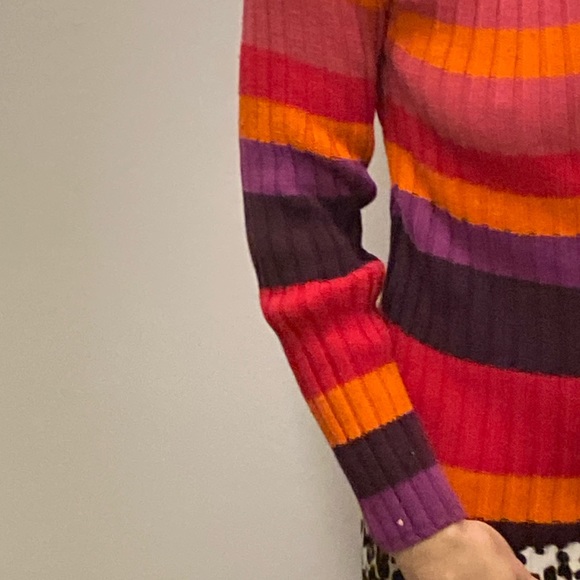 NY&CO multicolor stripes cotton sweater - Picture 4 of 9